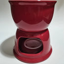 Axyaa Ceramic Chocolate Chafing Dish with Fork - Melting Mug Set