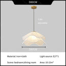 Axyaa Flower Fabric Pendant Chandelier for Living Kids Dining Room
