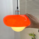 Axyaa Art Glass Chandelier: Medieval French Pendant Lighting for Bedroom, Bar, and Bedside