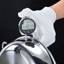 Axyaa 304 Stainless Steel Wok Frying Pan 28/30cm NonStick for Gas Stove Induction