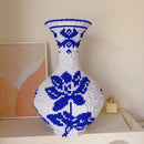Axyaa Dezhen Blue White Vase Building Block Puzzle Chic High Difficulty Toy