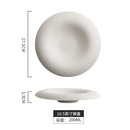 Axyaa Ceramic Western Food Plate Set - Elegant Hotel Tableware & Salad Bowl