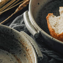 Axya Handcrafted Rough Pottery Plate with Handle