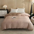 Axyaa Cotton Twill Quilt Cover - Single Size Solid Color Pure Cotton Bedding