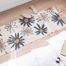 Axyaa Bohemian Retro Tassel Cotton Linen Rug 60x180 for Home Décor