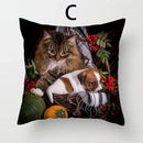 Cat Pattern Cushion Cover 45x45cm - Ideal Sofa & Home Decor Gift by Axyaa