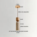 Axyaa Vintage Industrial LED Pendant Light Yellow Travertine Hanglamp