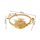 Axyaa Glass Fruit Tray: American Light Luxury Home Decor for Coffee Table
