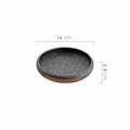Axyaa Ceramic Round Tableware Set for Pasta, Steak, Salad, and Desserts