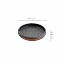 Axyaa Ceramic Round Tableware Set for Pasta, Steak, Salad, and Desserts