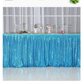 Axyaa Glitter Table Skirt for Events & Parties