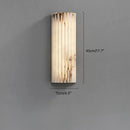 Axyaa Marble Wall Lamp Light Luxury Villa Living Room Staircase All-Copper Wall Lamp