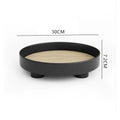 Axyaa Nordic White Ring Tray - Decorative Storage Tray for Tableware and Jewelry