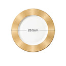 Axyaa Nordic Light Luxury Ceramic Plate Set for Western Restaurant and Model Room