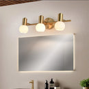 Axyaa Copper Spherical E27 Wall Lamp Indoor Attic Industrial Bedside Decorative Mirror Front Lamp