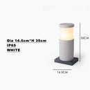 Axyaa Terrazzo Column Head Lamp Outdoor Waterproof Garden E27 Indoor Lights