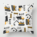 Axyaa White Plush Cushion Cover for Sofa Bedroom Living Room Decor