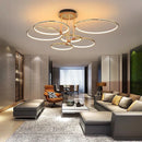 Axyaa Modern Nordic Rings Ceiling Chandelier for Living Room, Dining Room & Bedroom
