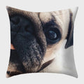 Axyaa French Bulldog Polyester Cushion Cover - Modern Sofa Throw Pillow Cover