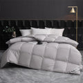 Axyaa Luxe Goose Down Quilt | Fluffy Queen King Size Duvet with Cotton Shell