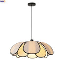 Axyaa Rattan Flower LED Pendant Lamp | Nordic Modern Hanging Light | Indoor Decor