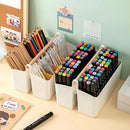 Axyaa Desktop Pen Holder Organizer for Office with Large Capacity Storage Basket