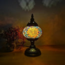 Axyaa Turkish Mosaic Table Lamp Material Package Handmade Glass Night Light Design Gift