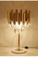 Axyaa Crystal Desk Lamp: Luxury & Romantic LED Table Lamp, Wedding Decor, Fashion Statement