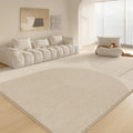 Axyaa Cream Style Carpet, Waterproof, Anti-Slip, Soft Rug