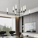 Axyaa Copper Marble Chandelier: Modern Luxury Pendant Lamp for Living Room, Kitchen, Bedroom
