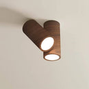 Axyaa Antique Style Walnut Color Ceiling Light