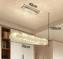 Axyaa Crystal Chandeliers: Modern LED Ceiling Lights for Living Room