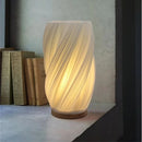 Axyaa French Cream 3D Desk Lamp - Bedroom Bedside & Study Atmosphere Lamp