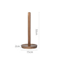 Axyaa Beech Wood Tissue Storage Rack: Creative Vertical Kitchen Organizer