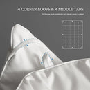 Axyaa King Size Cotton Comforter, Hypoallergenic Goose Down Blend, Hotel Luxury Duvet Insert