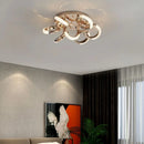 Axya Luxury Golden Ring Chandelier for Modern Home Decor