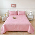 Axyaa Quilted Leaf Bedspread Set, 4-Season Blanket, 230*240 Dimensions