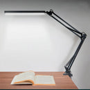 Axyaa LED Desk Lamp with Clamp - 3 Color Modes, Dimmable, Long Arm