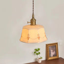 Axyaa Japanese Style LED Ceramic Pendant Light Chandelier