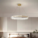 Axyaa Acrylic Circular Pendant Light Modern Designer Hanging Lamp for Home Decoration