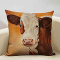 Axyaa Linen Farm Animals Cushion Cover 45x45CM - High-quality Bedroom Decor
