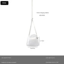 Axyaa Leather Belt Glass Chandelier Pendant Light Luxury LED Lamps Dining Living Room