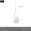 Axyaa Glass Pendant Chandelier: Modern Leather Belt Ceiling Light for Home Decor