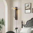 Axyaa Modern Stone Wall Lamp with Pull Switch for Indoor Lighting