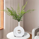 Axyaa Striped Vase Silicone Mold for Resin, Concrete, Gypsum - Geometric Flowerpot Ornament