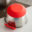 Axyaa Stainless Steel Mixing Bowl Set with Lid and Non-Slip Bottom