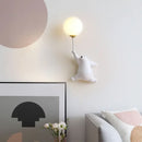 Axya LED Wall Sconce: Modern Light Fixture for Children Bedroom, Living Room & Study