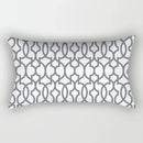 Axyaa Geometric Grey White Square Pillowcase for Home Decor and Living Room