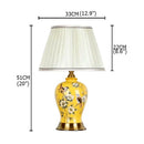 Axyaa Ceramic Table Lamps - Luxury Contemporary Lighting for Home and Office