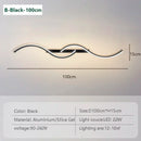 Axyaa LED Strip Wall Sconce Remote Control Bedroom Living Room Home Decor